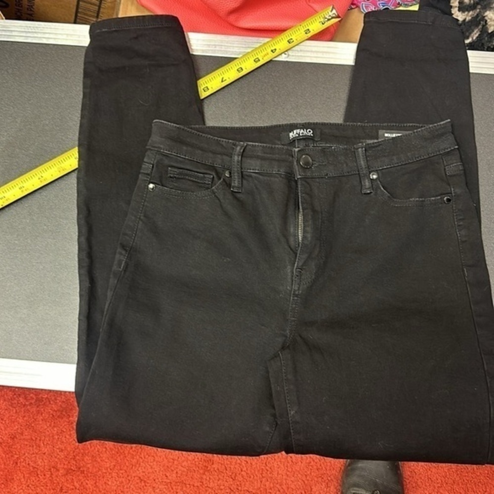 825. Buffalo David Bitton Mollie women’s black, high-rise skinny, jean size 6
